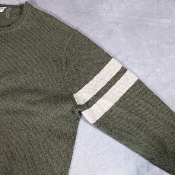 Birdwell Olive Green Crewneck Sweater - Picture 2 of 10